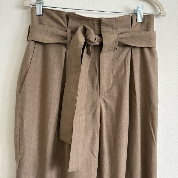 COS Lightweight Belted Wool Trousers- size 6 - Picture 4 of 10